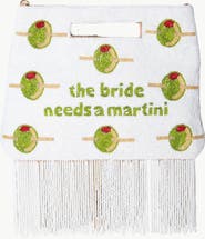 Island to East Side The Bride Needs a Martini Handle Pouch, Fringe