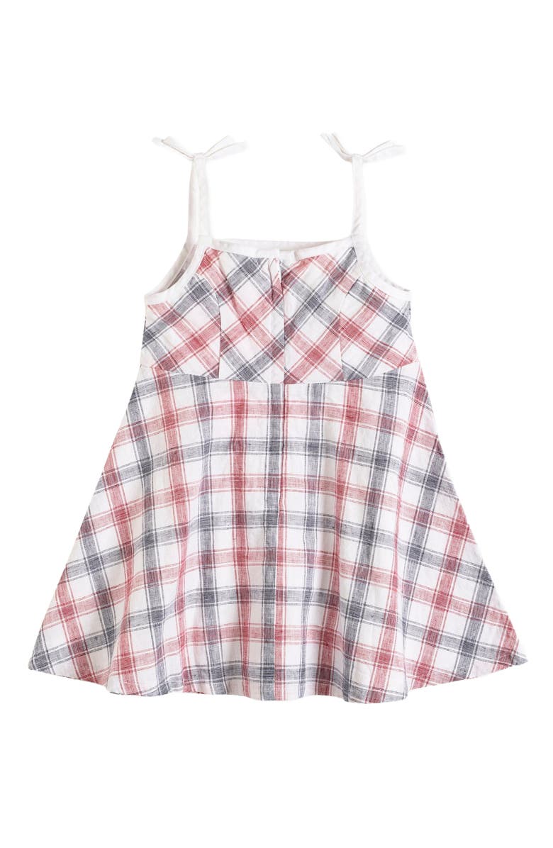 Hope & Henry Girls' Sleeveless Bow Shoulder Simple Sundress, Kids, Alternate, color, 