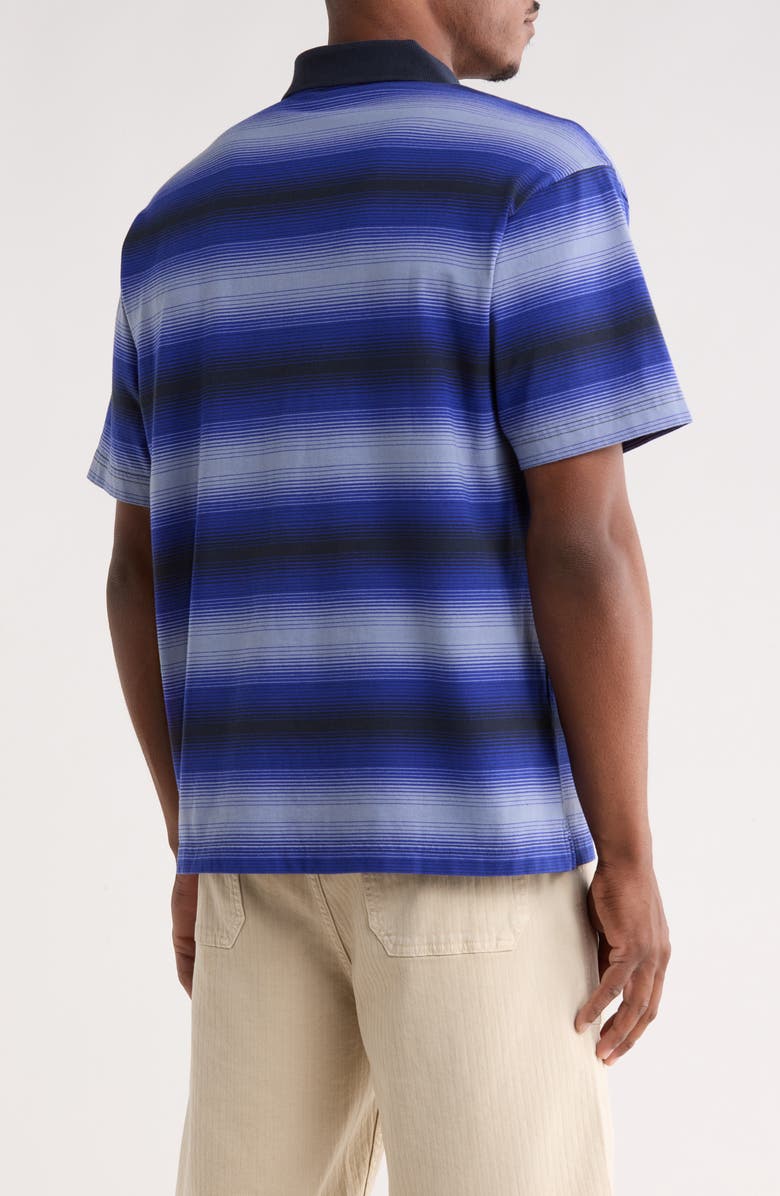 Vans Molino Shadow Stripe Cotton Polo, Alternate, color, Royal Cobalt