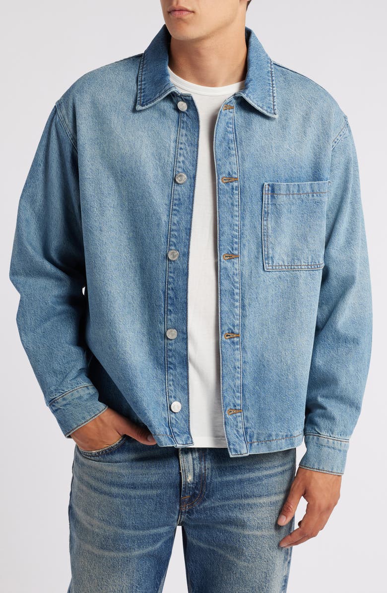 FRAME Denim Shirt Jacket, Main, color, 