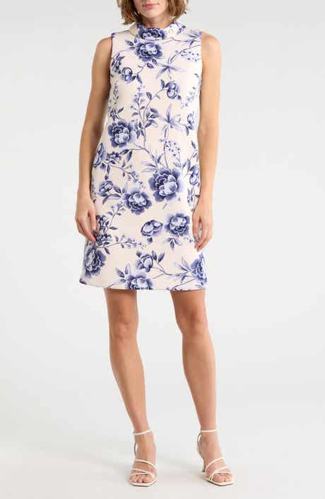 Calvin Klein Floral Print Shift Dress