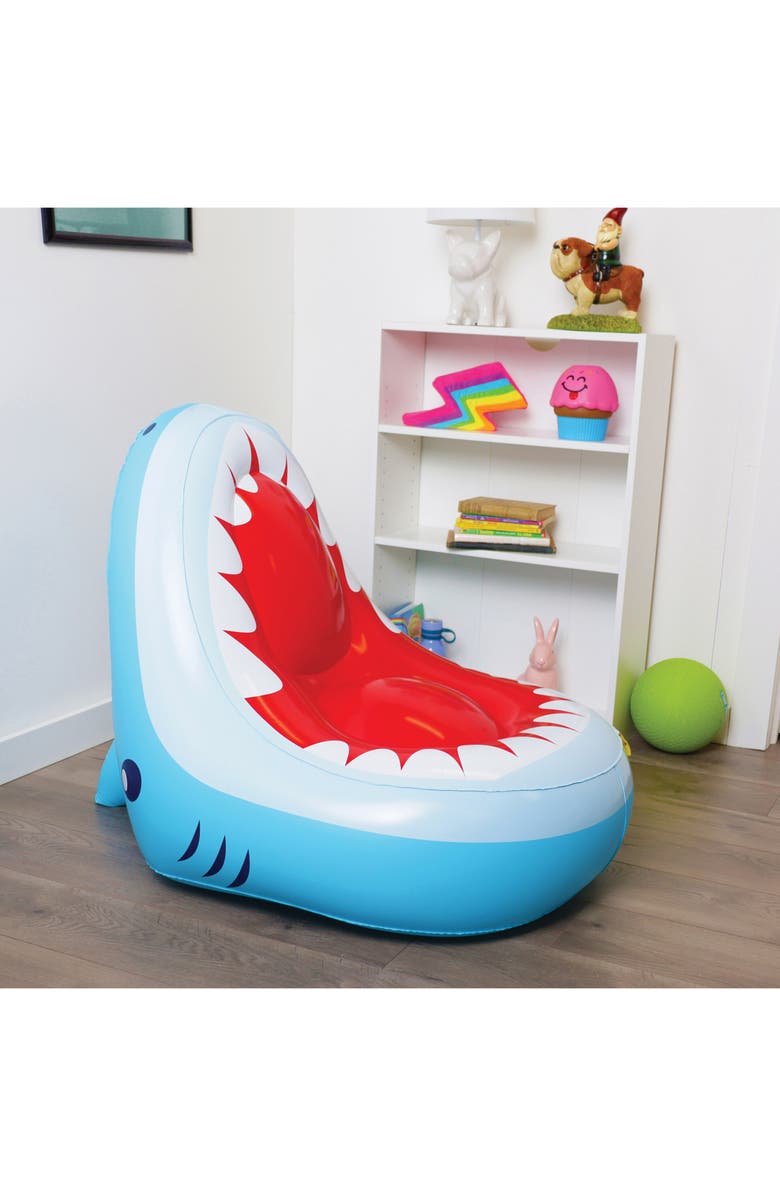 Good Banana Shark Bite Inflatable Comfy Chair, Alternate, color,