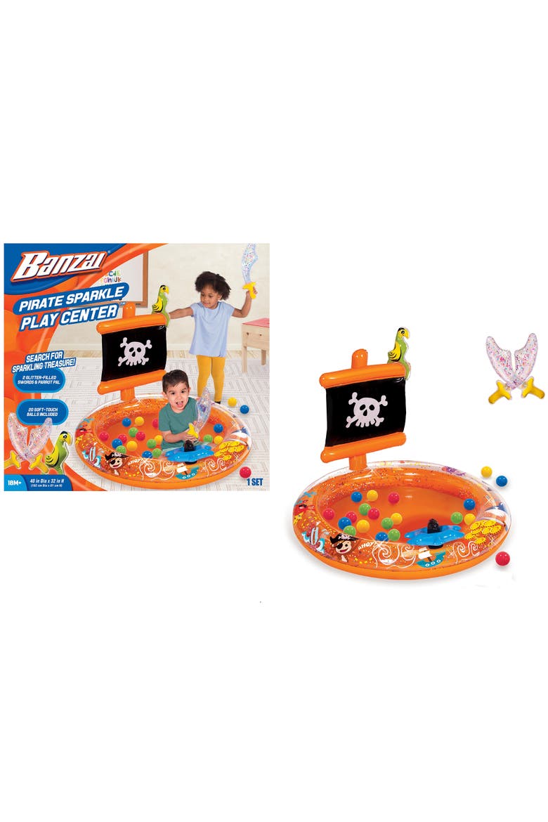Pirate Sparkle Play Center Inflatable Ball Pit, Alternate, color, Multicolored