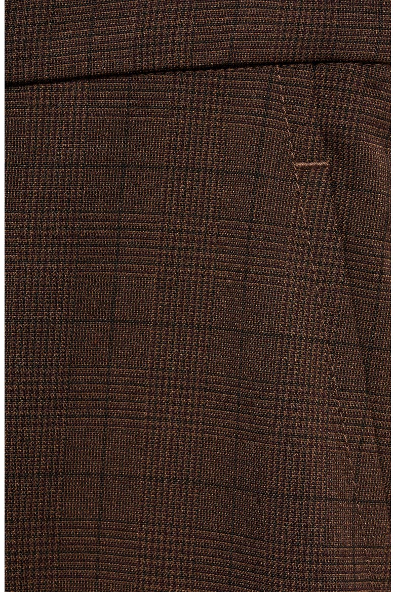 Checked Straight Pants, Alternate, color, BEIGE