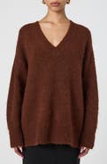 French Connection Oversize V-Neck Sweater