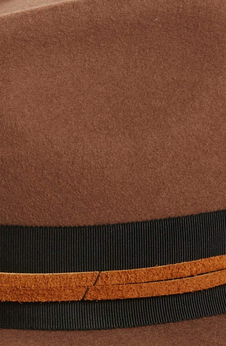 Goorin Bros. Midnight Sky Wool Fedora, Alternate, color, Whiskey