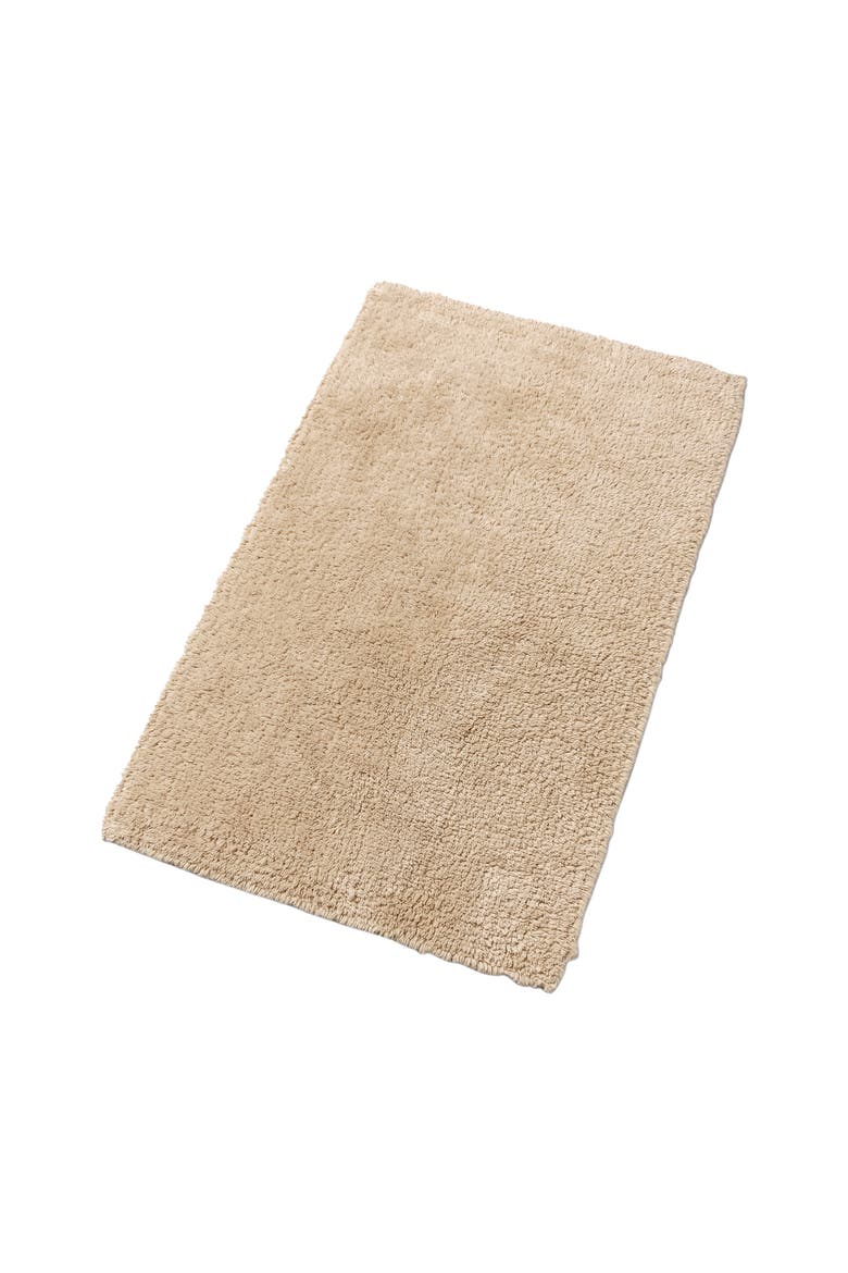 Reversible Deep Pile Thick Cotton Bath Rug, Main, color, Stone