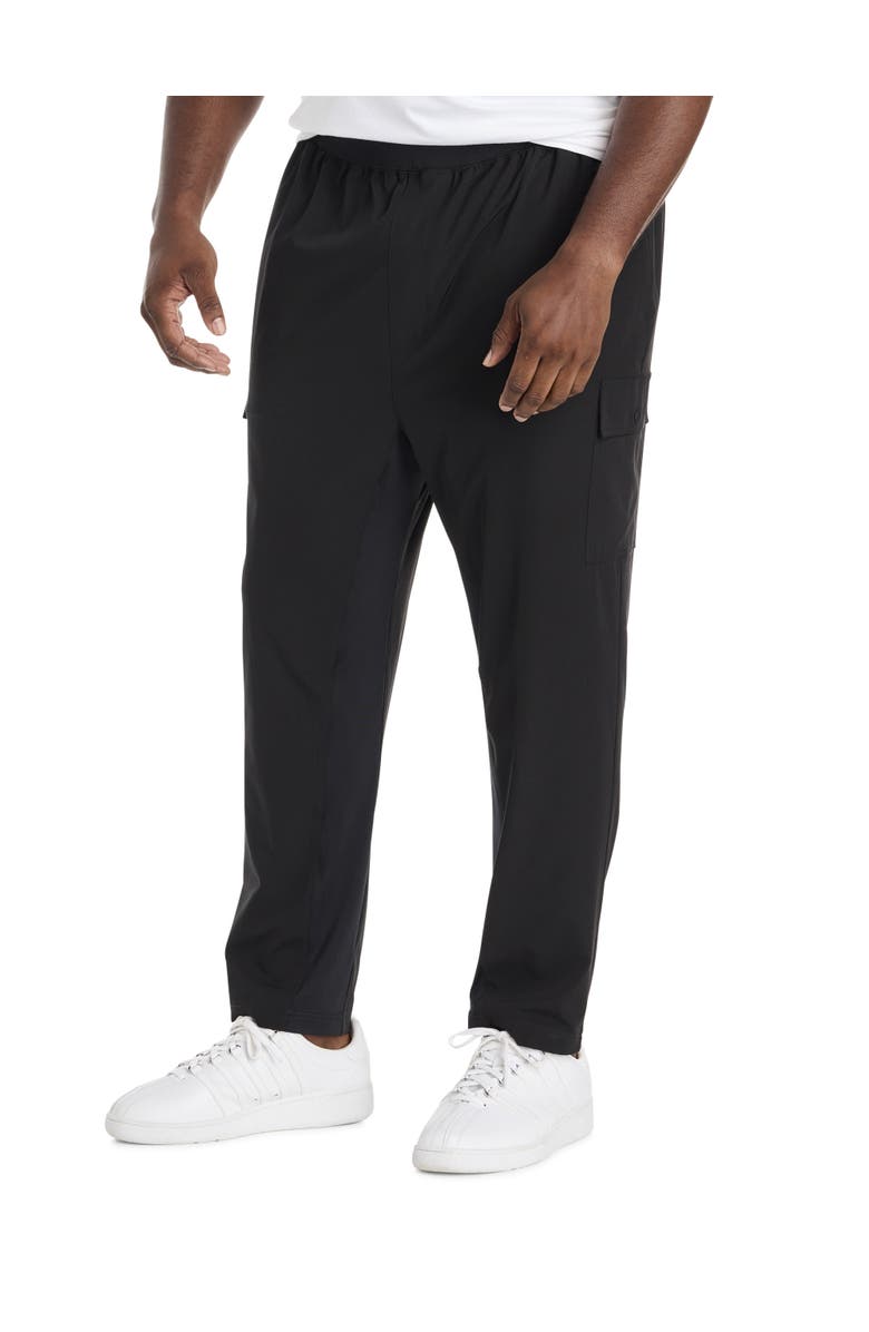 Society of One by DXL Big & Tall Performance Versatility Cargo Pants, Main, color, Caviar