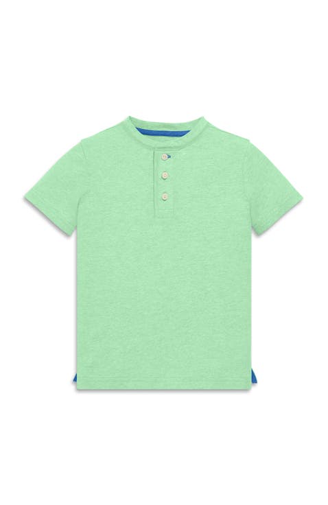 Kids Heathered Henley Tee (Toddler, Little Kid, & Big Kid)