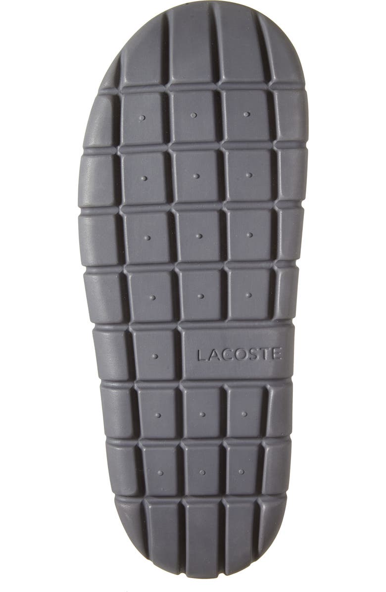 Lacoste Serve 2 Slipper, Alternate, color, Light Green/ Dark Grey
