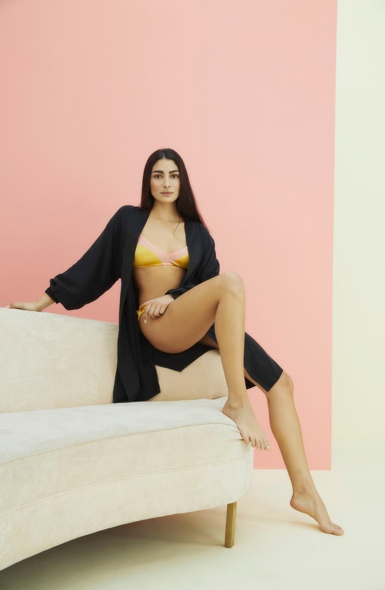 Lunya Washable Silk Robe, Alternate, color, 