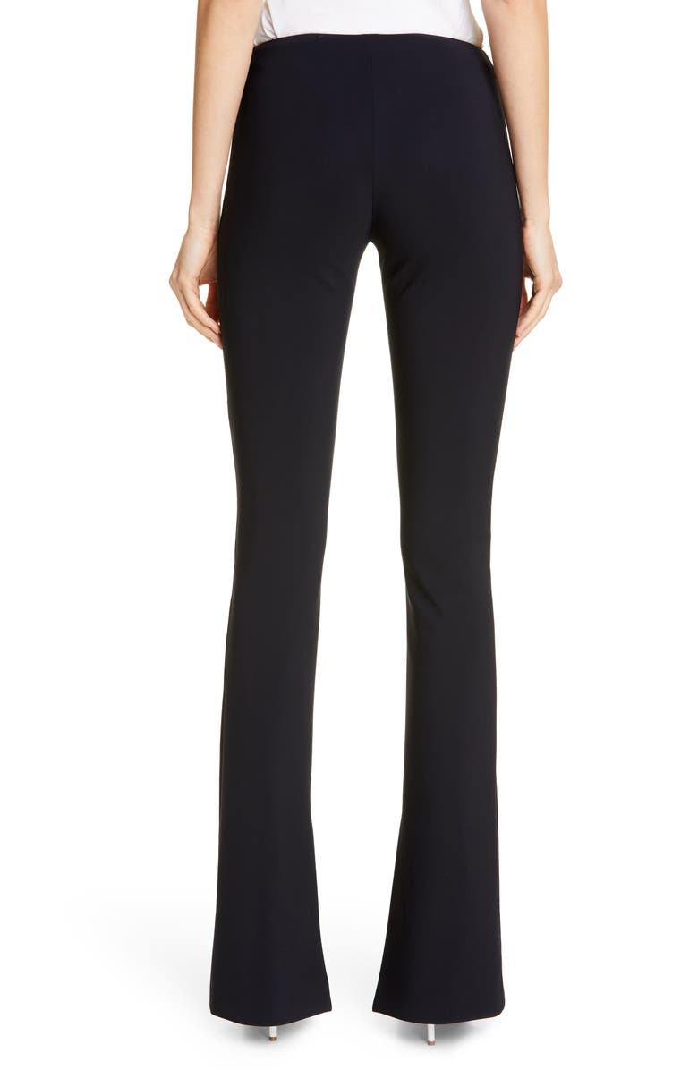 Adam Lippes Side Slit Bonded Neoprene Pants, Alternate, color,