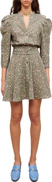 maje Rakita Floral Minidress