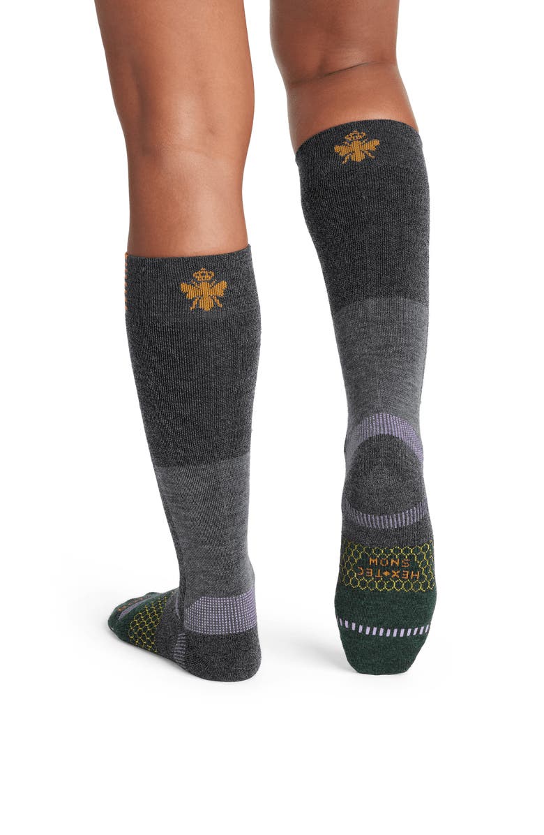 Bombas Merino Wool Blend Knee High Ski Socks, Alternate, color, 