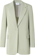 Akris punto Wool Tricot One-Button Blazer