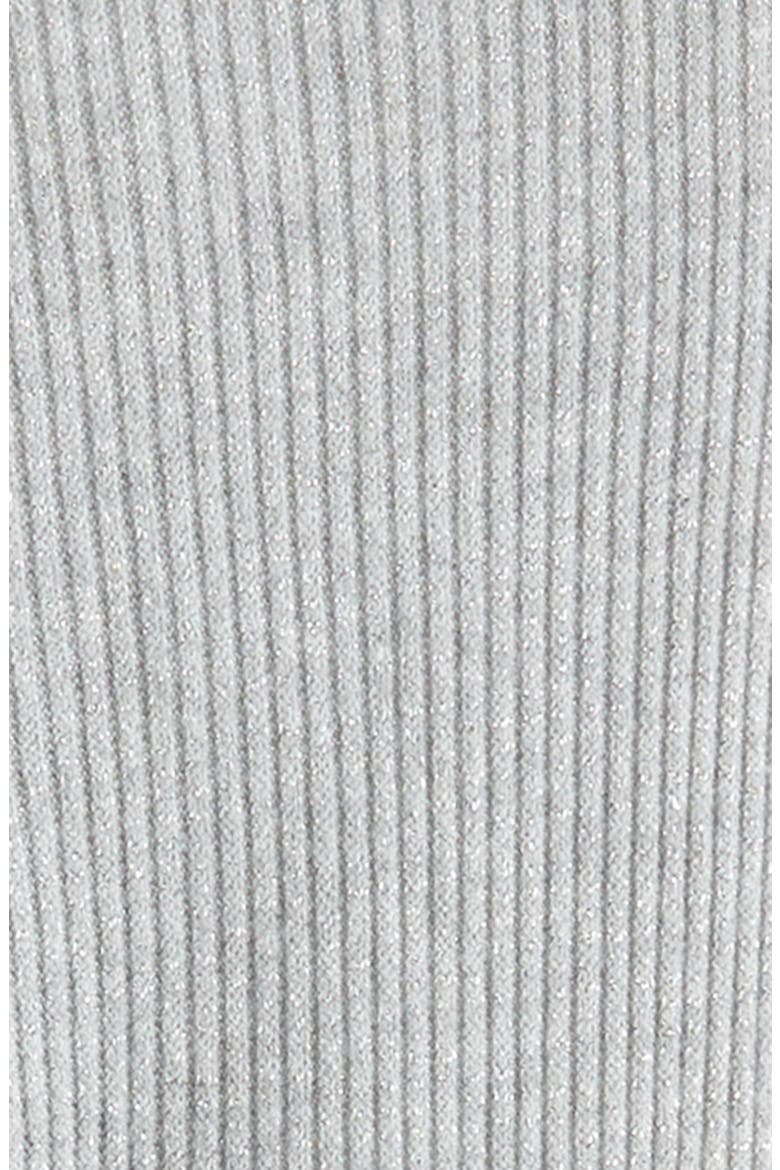 Kids' Sparkle Rib Leggings, Alternate, color, GREY LIGHT HEATHER