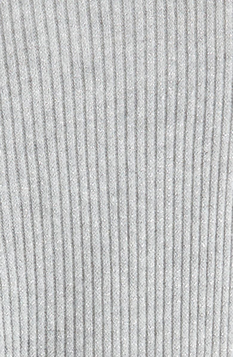 Tucker + Tate Kids' Sparkle Rib Leggings, Alternate, color, Grey Light Heather