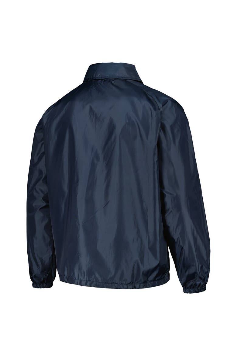 Men's Dunbrooke  Navy Tampa Bay Rays Coach's Raglan Full-Snap Windbreaker Jacket, Alternate, color, Navy