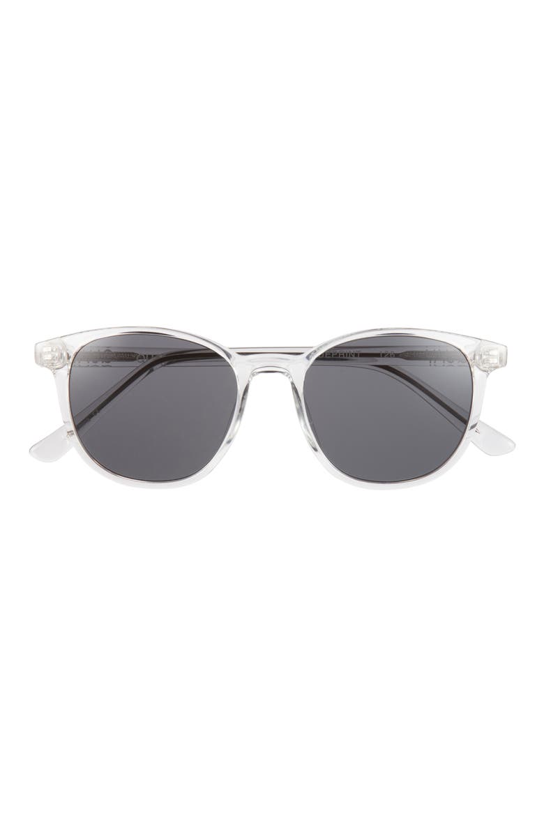 Blueprint 51mm Round Sunglasses, Main, color, CLEAR/ SMOKE