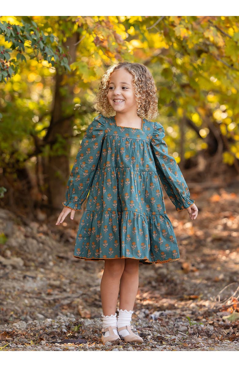 Mabel + Honey Autumn Ivy Dress, Alternate, color, Green
