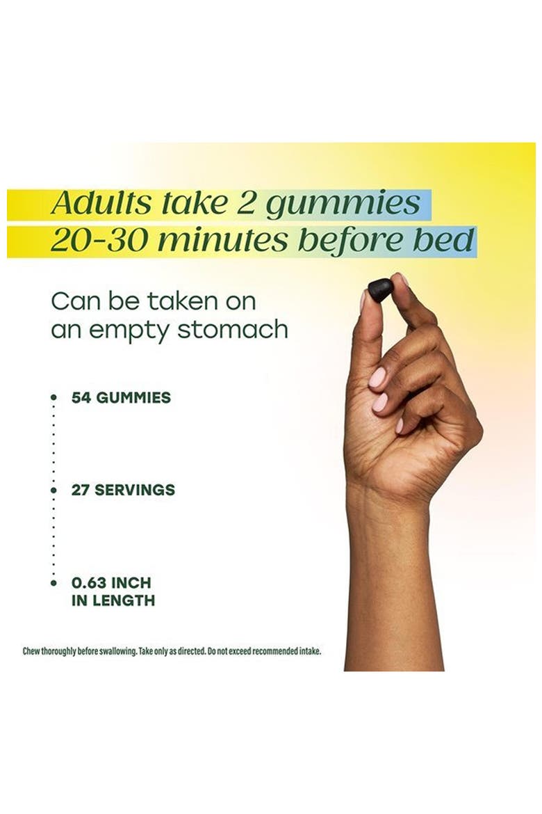 Sleep Melatonin Gummies, 3mg Melatonin per Serving, Non-GMO, Vegan, 54 Berry Gummies, Alternate, color, None