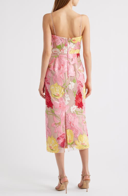 Helsi Gemma Floral Appliqué Sequin Midi Dress