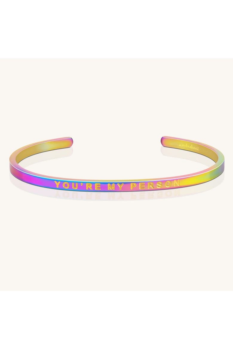 You're My Person bracelet, Main, color, Outside - Aurora