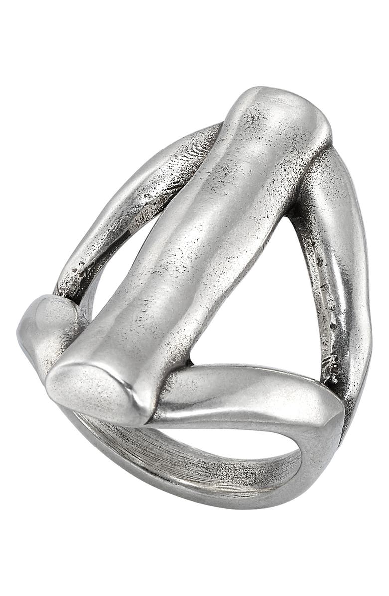 UNODE50 Chara Sculpted Cutout Ring, Main, color, 