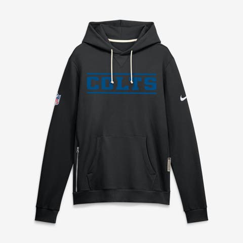 Men's Nike Black Indianapolis Colts Standard Issue Replay Officials Alternate Dri-FIT Hoodie