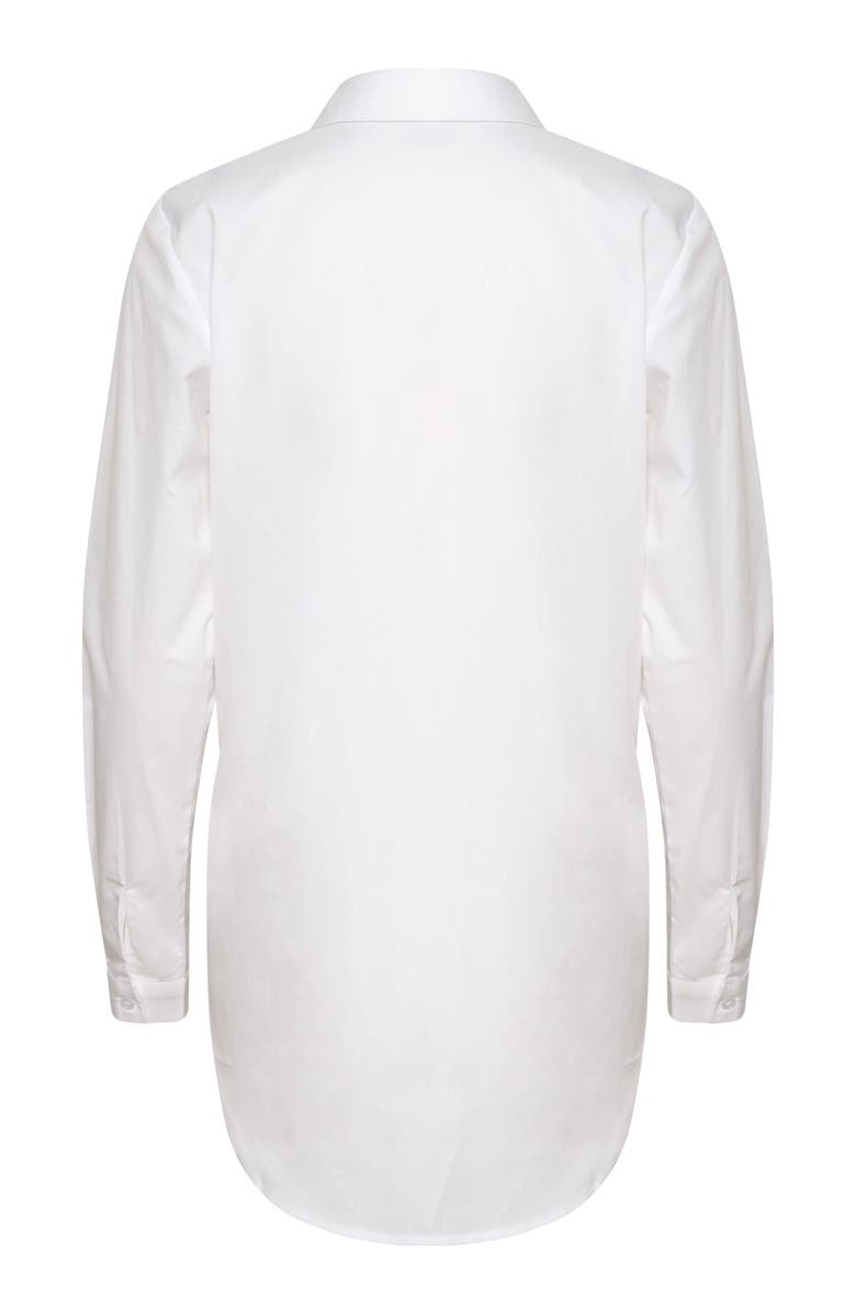 Kaffe Scarlet Long Sleeve Shirt, Alternate, color, Optical White