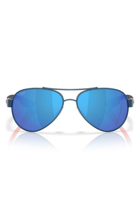 Loreto 56mm Gradient Pilot Sunglasses