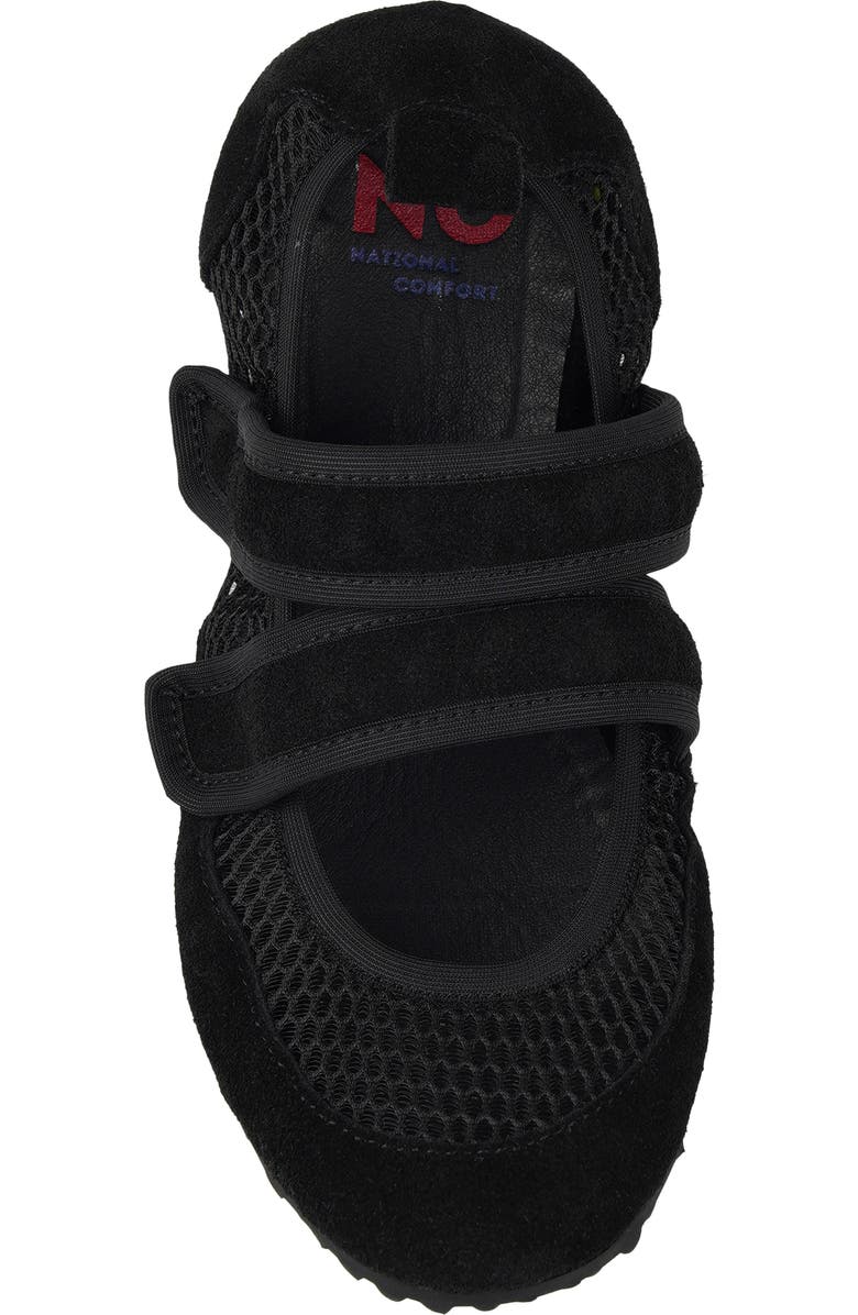 National Comfort Mary Jane Flat, Alternate, color, Black Suede
