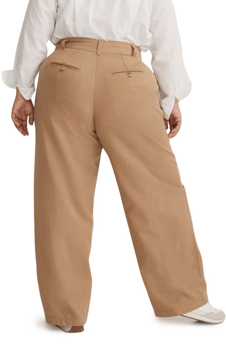 Madewell Harlow Wide Leg Pants, Alternate, color, Seed Khaki