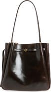 Tory Burch Romy Distressed Large Leather Bucket Bag
