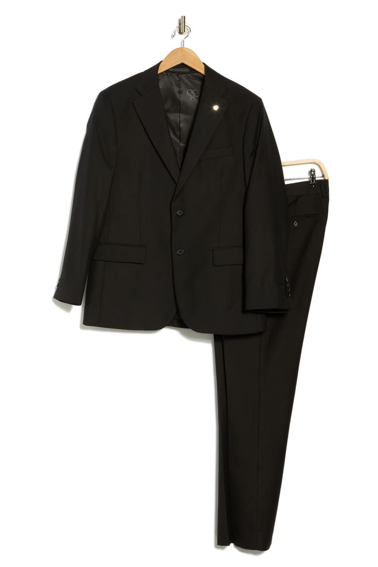 Black Classic Fit Suit, Alternate, color, BLACK