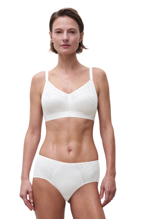 Chantelle Lingerie Norah Supportive Wireless Bra In White