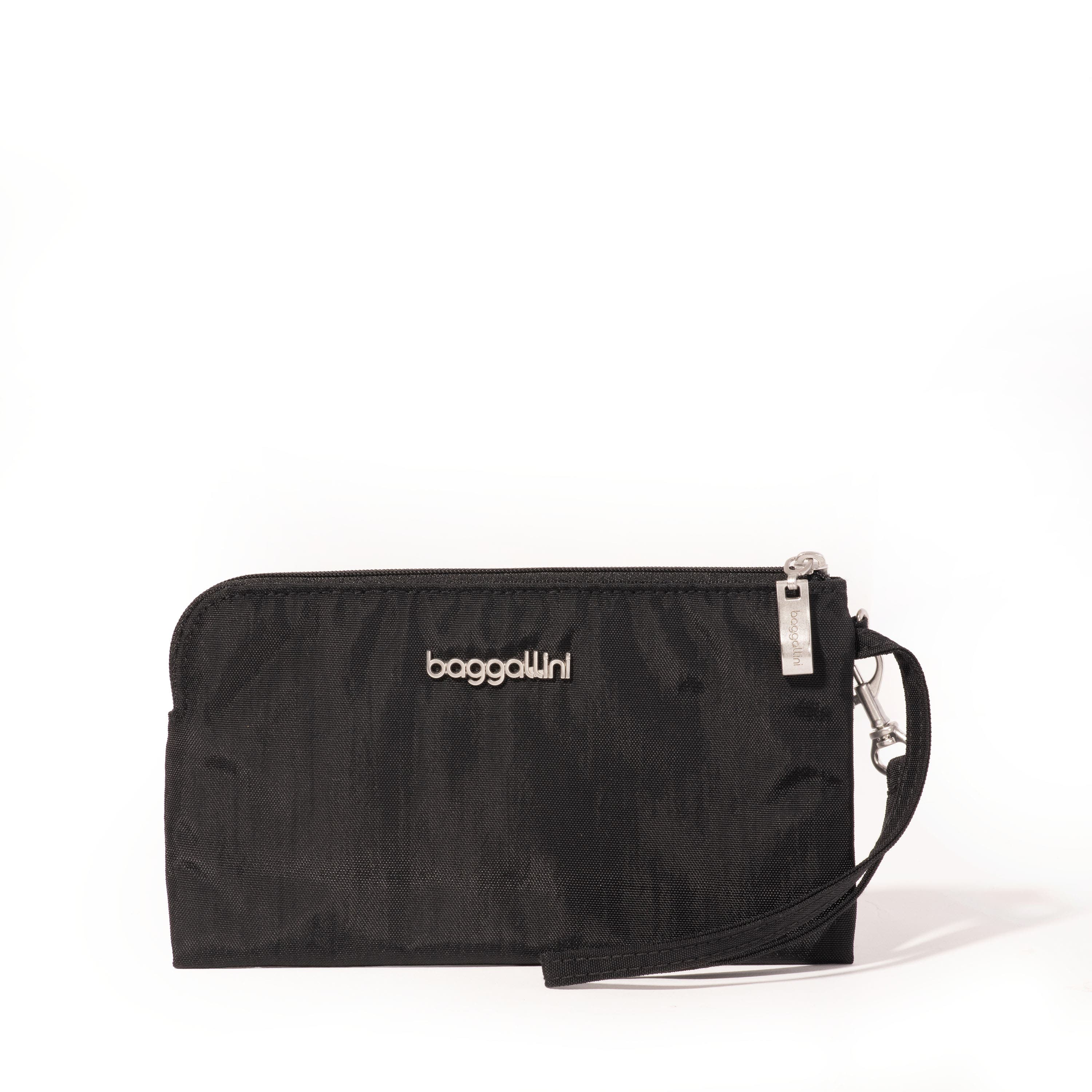 BAGGALLINI RFID Wristlet Wallet, Main, color, Black