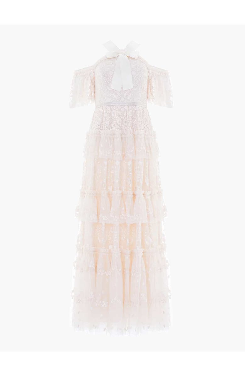 Needle & Thread Primrose Gown, Alternate, color, Cream