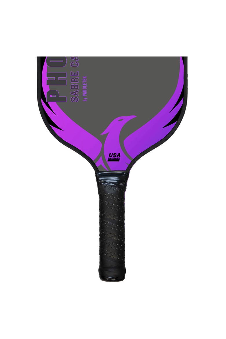 Phoenix Genesis Sabre Carbon Pickleball Paddle, Alternate, color, Aurora Purple