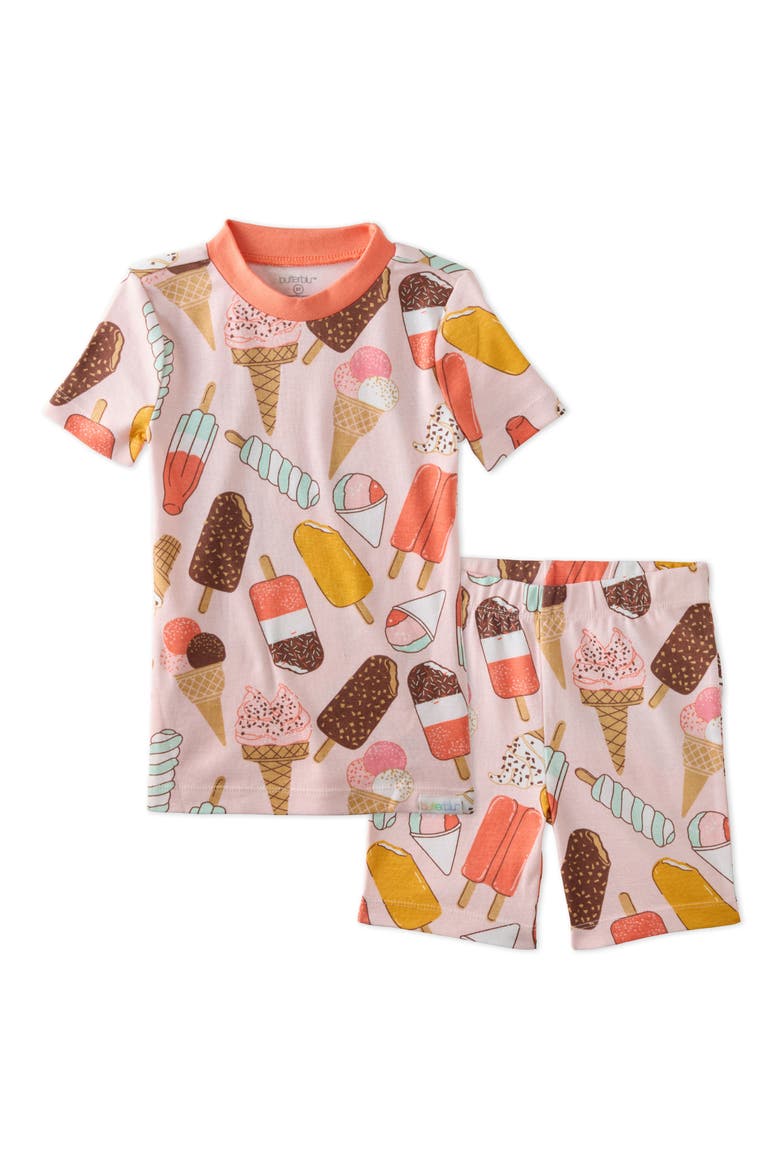 Kids' Shade Fitted Two-Piece Organic Cotton Pajamas, Main, color, THE SCOOP