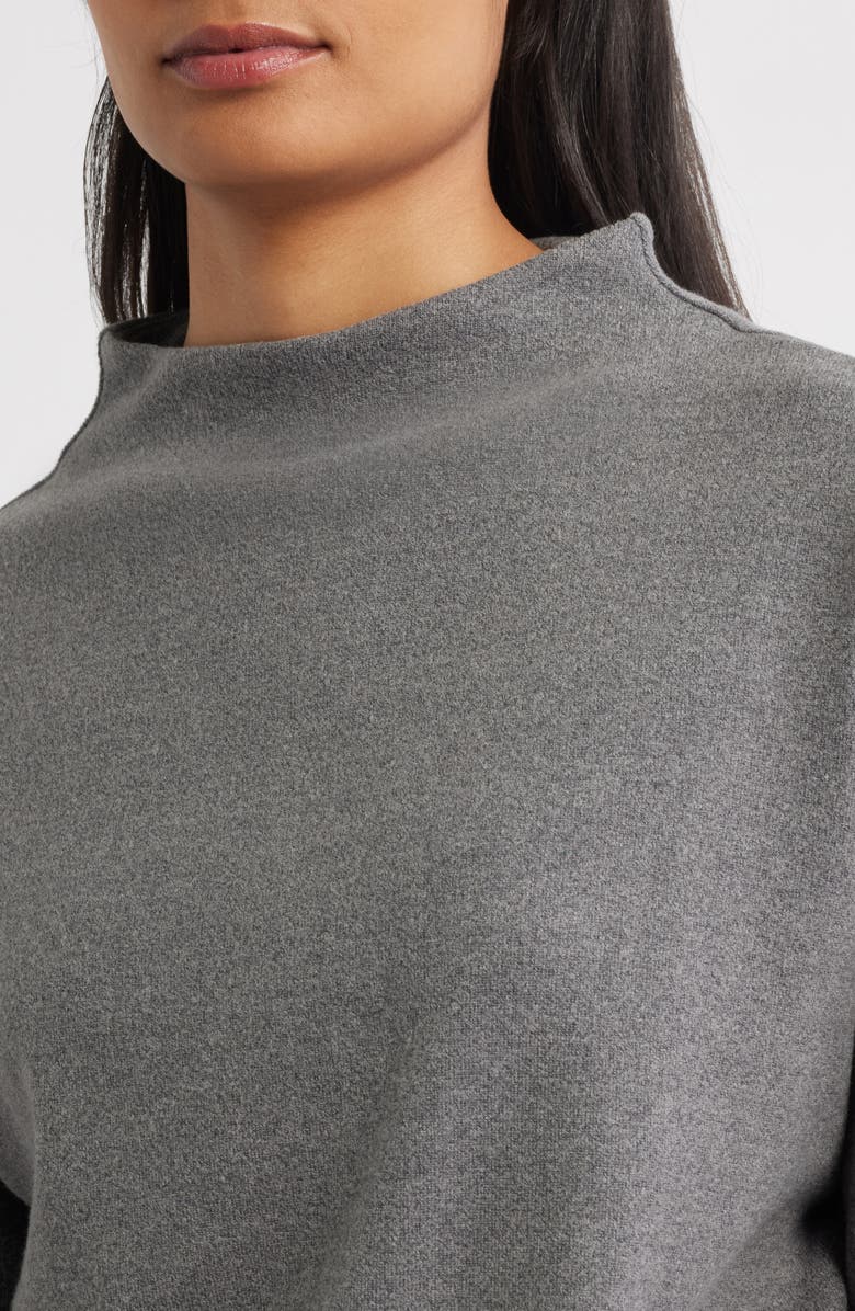 CITY BLUES Funnel Neck Sweatshirt, Alternate, color, Gray