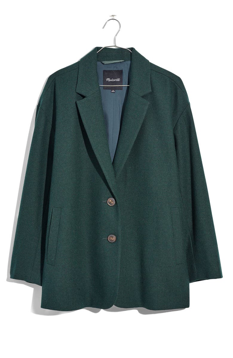 Madewell Brushed Oversize Dorset Blazer, Alternate, color,