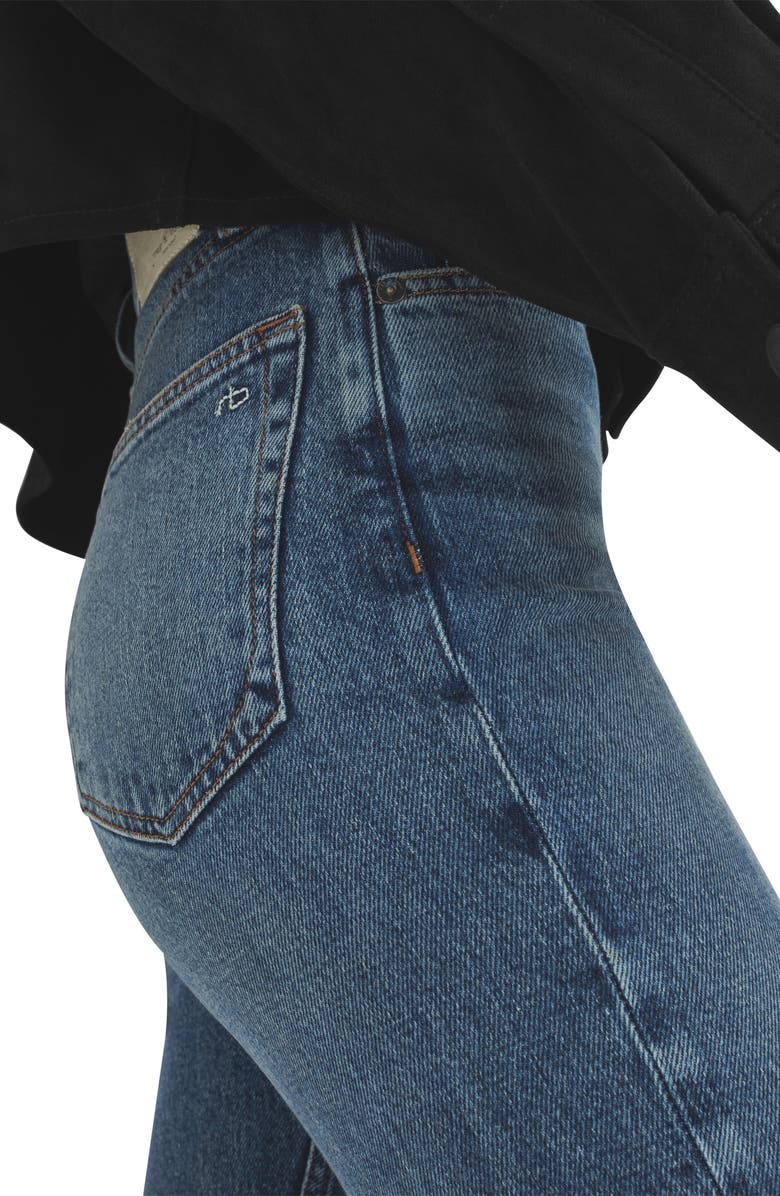 rag & bone Wren High Waist Slim Jeans, Alternate, color, Dominique