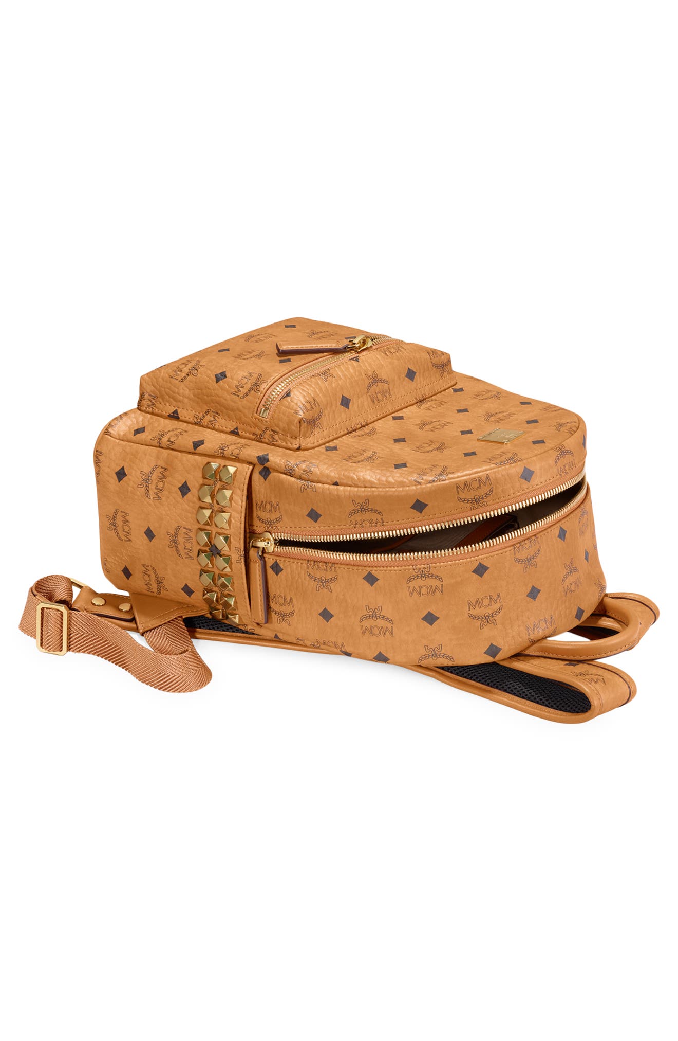 Stark 32 Visetos Canvas Backpack, Alternate, color, COGNAC