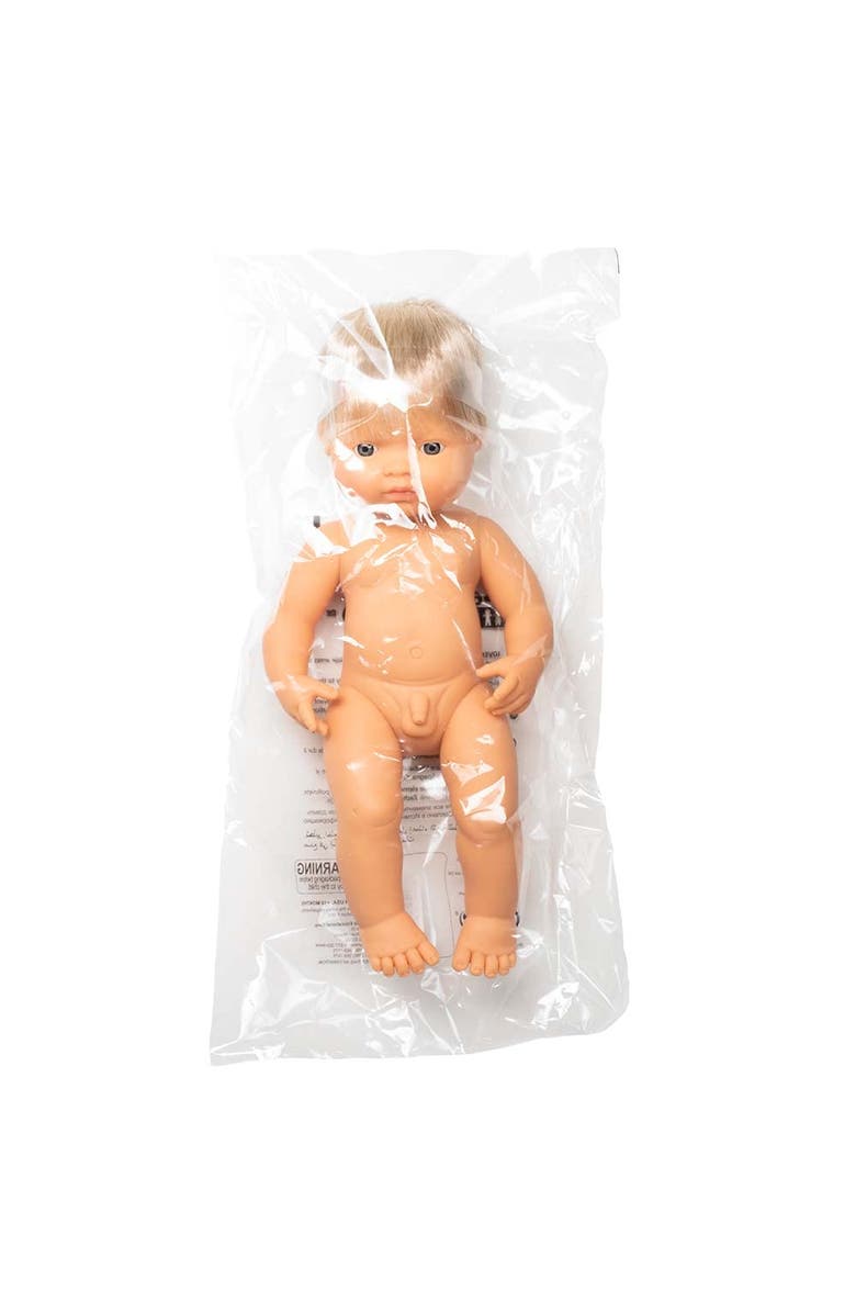 Miniland Baby Boy Doll with Blond Hair 15 inch, Alternate, color, Light Skin