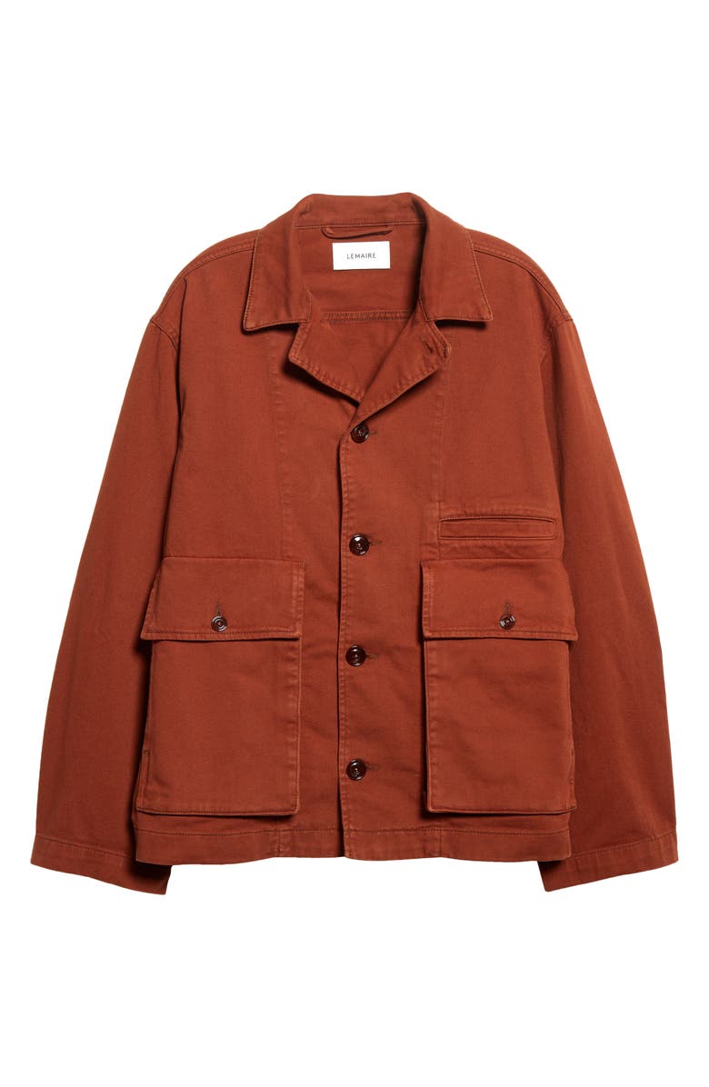 Lemaire Boxy Cotton Twill Jacket, Alternate, color,