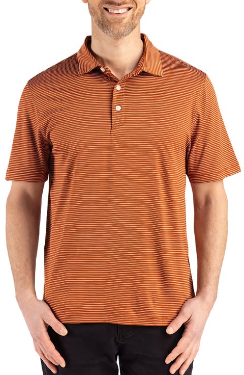 Forge Fine Line Stripe Recycled Blend Polo