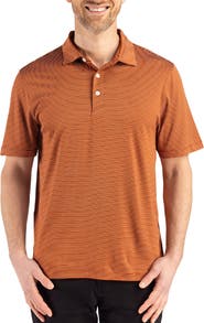 Cutter & Buck Forge Fine Line Stripe Recycled Blend Polo