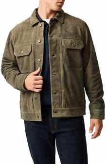 Rodd & Gunn Little River Suede Trucker Jacket