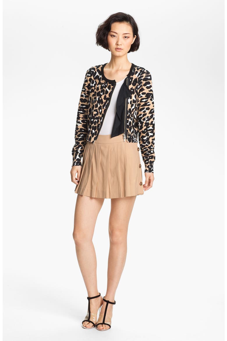 Animal Print Cardigan, Main, color, ANIMAL